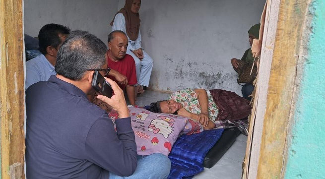 Jefridin Jenguk Erlina, dan Ini yang Dia Lakukan…