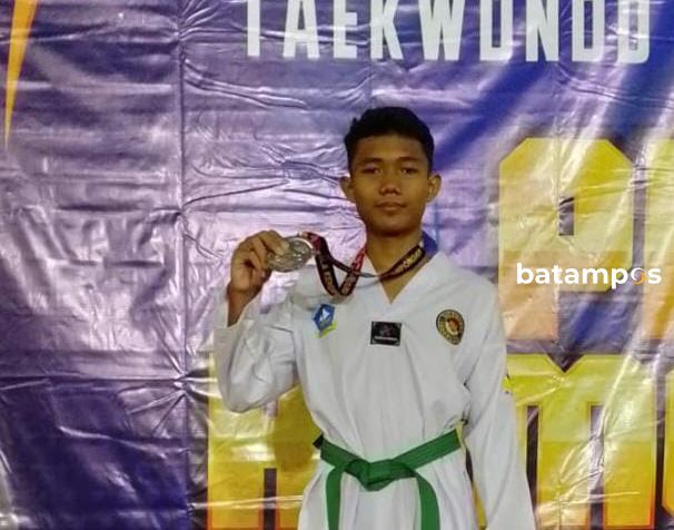 Laga Perdana di Kejurnas, Atlet Taekwondo asal Bintan, Tiyo Langsung Juara
