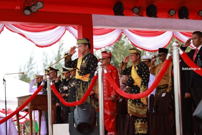 Upacara Peringatan HUT ke-78 Kemerdekaan RI Tingkat Provinsi Kepri di Natuna Berlangsung Khidmat