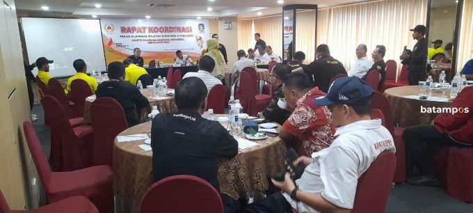 Persiapan Menuju Porwil XI Riau, KONI Kepri-Pengprov Cabor Adakan Rakor