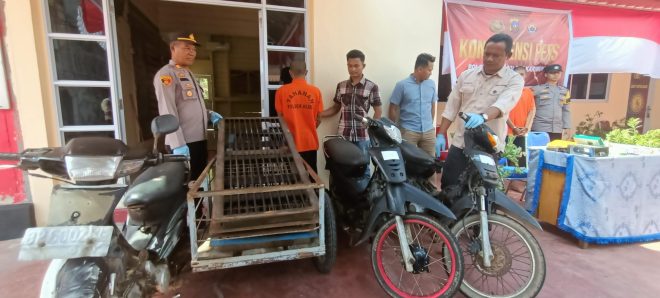 Pelaku Curanmor, Konter Ponsel dan Besi Gorong-gorong Ditangkap Polisi