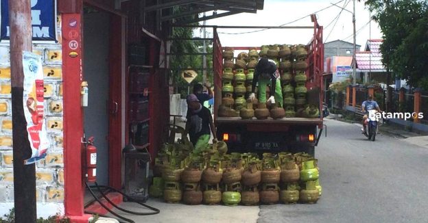 Ibu rumah Tangga Ngaku Sulit Dapat Gas Melon