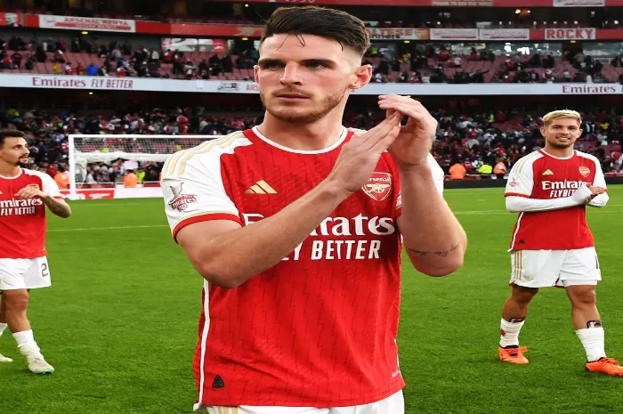 Declan Rice Jalani Debut Bersama Arsenal