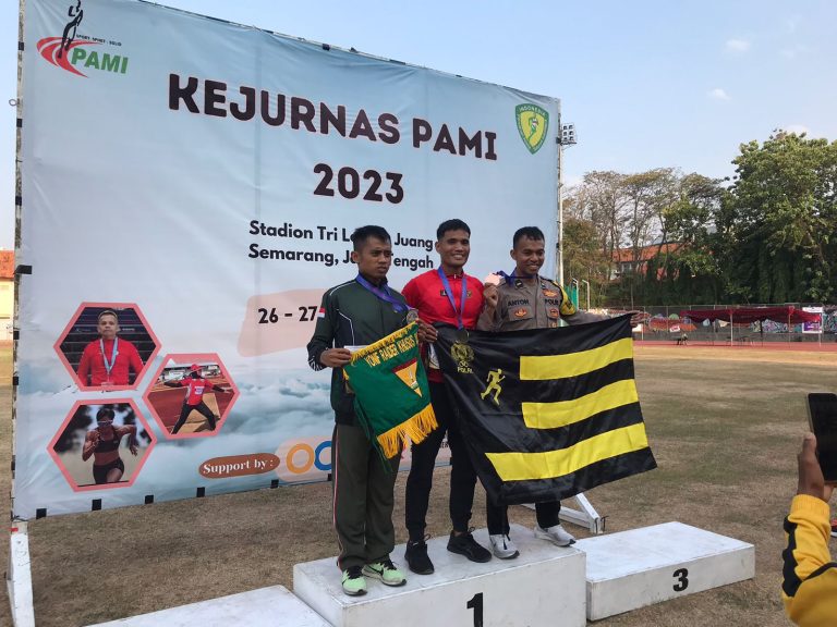 Personel Polda Kepri Borong 5 Medali Atletik Master di Semarang