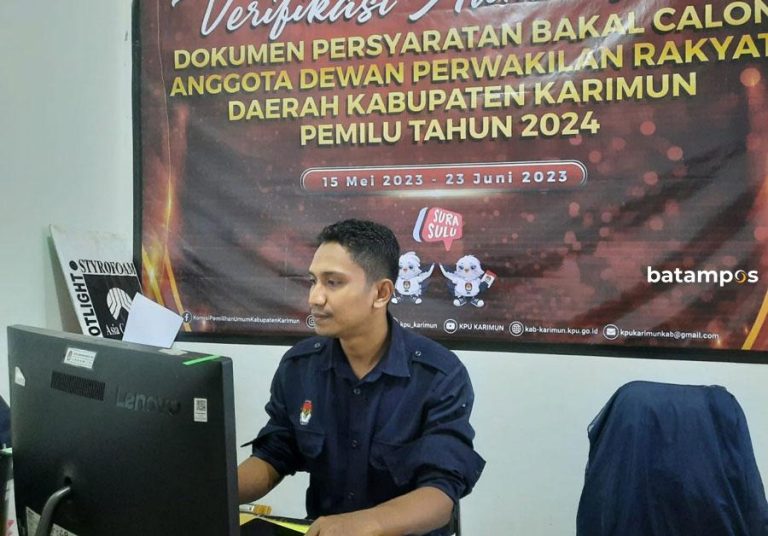 KPU Resmi Umumkan DCS DPRD Kabupaten Karimun