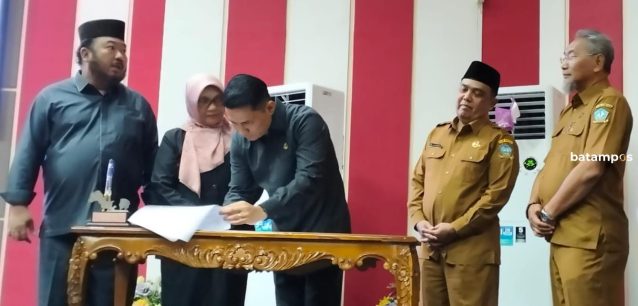APBD Perubahan 2023 Bintan Disahkan Jadi Rp 1,1 Triliun
