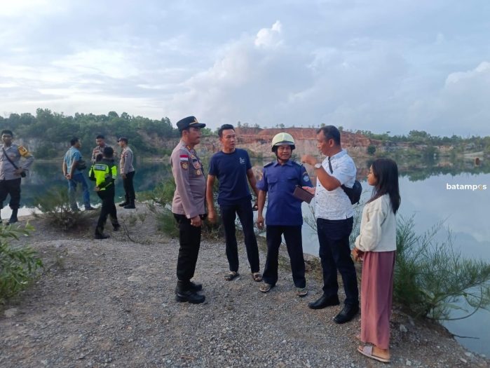 Seorang Remaja Tenggelam di Danau Biru Panglong Bekas Tambang Galian Granit