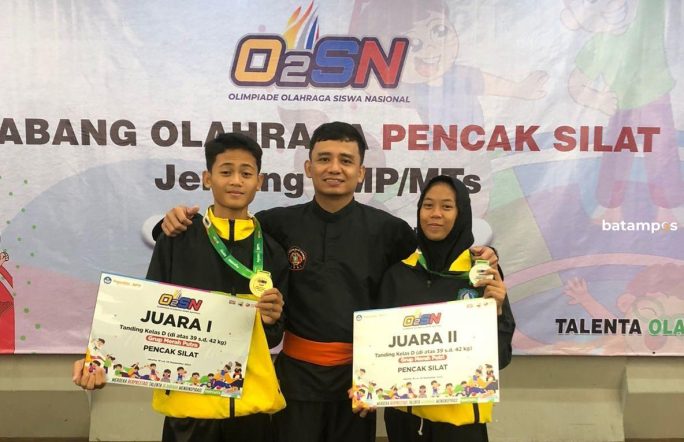Atlet Silat Bintan, Panji Mahardika Sabet Medali Emas di O2SN