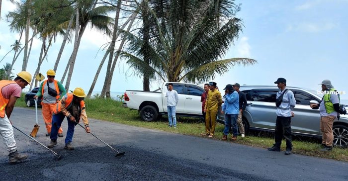 Akses Menuju Objek Wisata, Jalan Panca Marga Manggar Sepanjang 15 Kilometer Diaspal