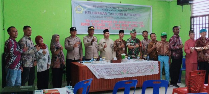 Puluhan RT, RW Kelurahan Tanjungbatu kota Ikuti Pelatihan Keamanan dan Ketertiban