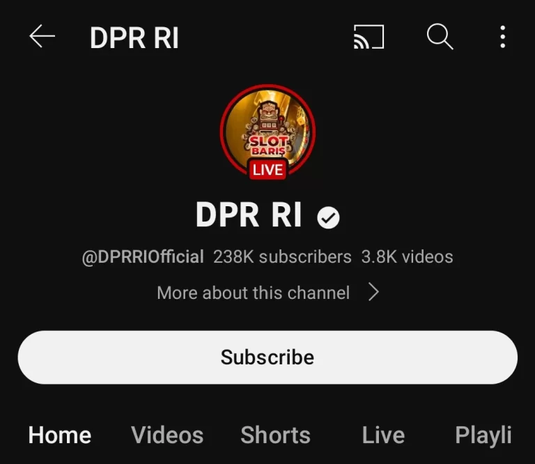 Akun YouTube DPR RI Kena Hack Siarkan Konten Judi Online, Pakar: Bukti Lemahnya Benteng Pertahanan Siber Indonesia
