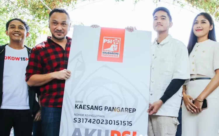 Sah, Kaesang Pangarep Dipilih Menjadi Ketua Umum PSI
