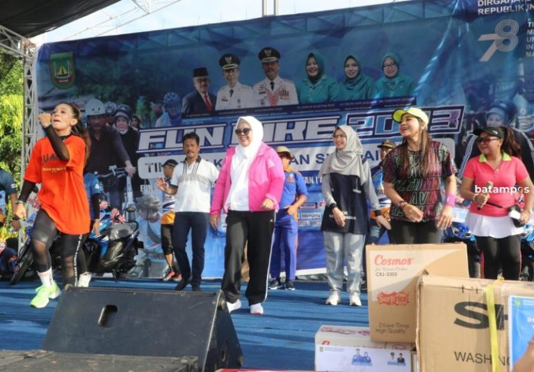 Fun Bike Kecamatan Seibeduk, Empat Warga Bawa Pulang Sepeda Motor