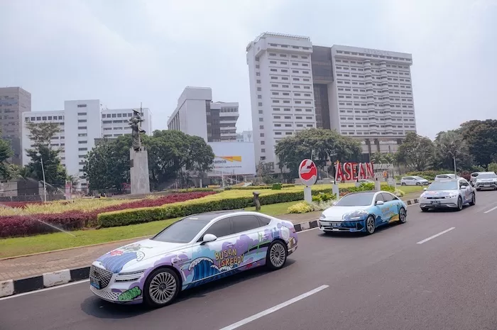 Memperkenalkan Art Car, Hyundai Curi Perhatian KTT ke-43 ASEAN di Jakarta