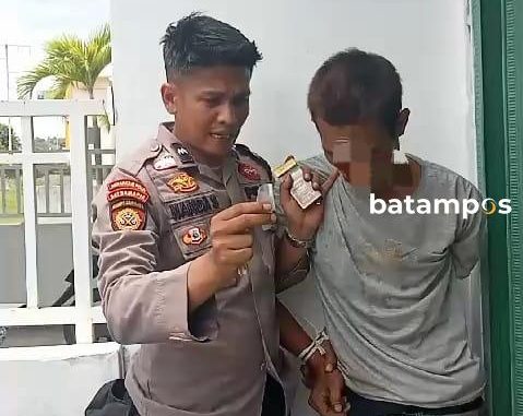 Ditangkap Mencuri Tenda di Tiban, Malah Ketahuan Bawa Sabu