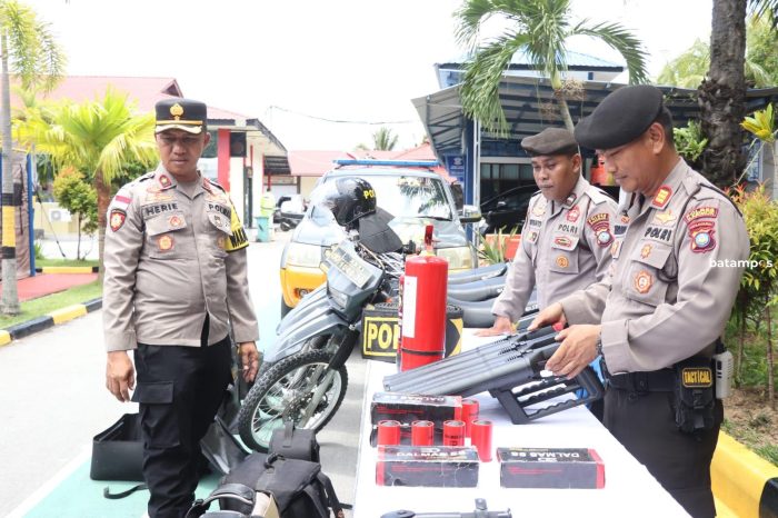 Wakapolres Cek Kesiapan Alsus Sispam Kota