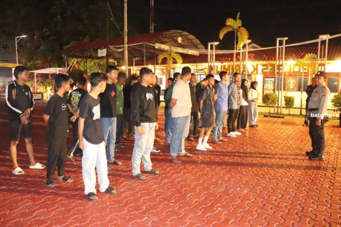Hasil Patroli, 18 Unit Sepeda Motor Diamankan dan Ditilang