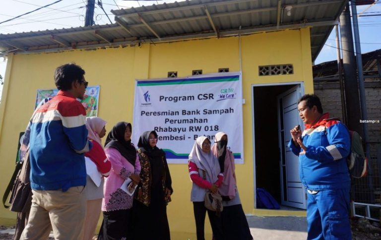 TGI Bangun Bank Sampah di Tembesi, Agar Masyarakat Tertib Buang Sampah