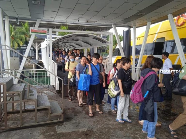 Terpantau Stabil, 5.926 WNA Masuk Batam Lewat Pelabuhan Ferry Internasional Sekupang Awal September Ini