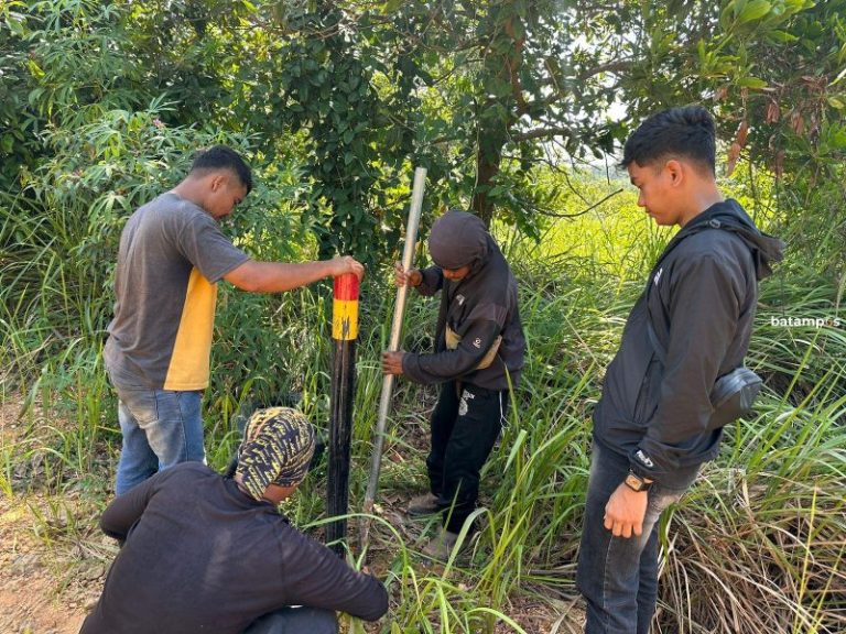 Tim Gabungan Mulai Ukur dan Pasang Patok Batas di Rempang