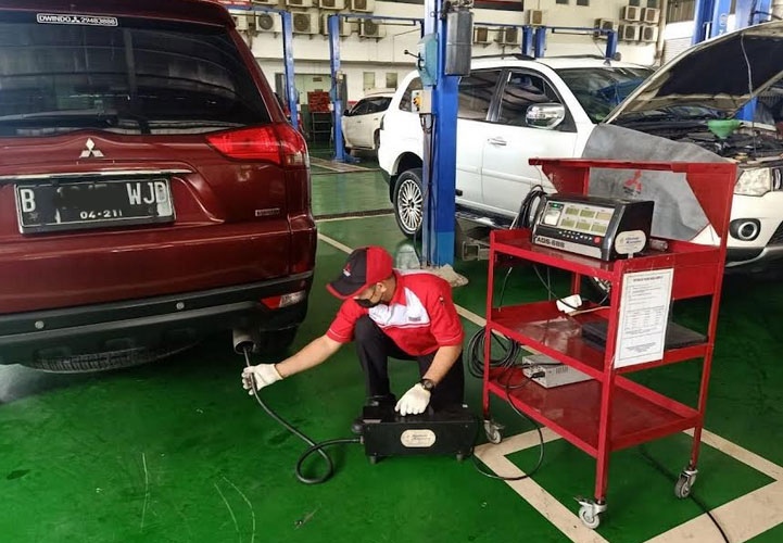 Layanan Uji Emisi Hadir di Bengkel Resmi Mitsubishi Motors