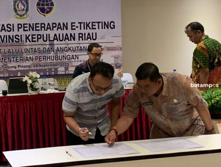 Penerapan E-Ticketing di Pelabuhan SBP Tanjungpinang Digesa