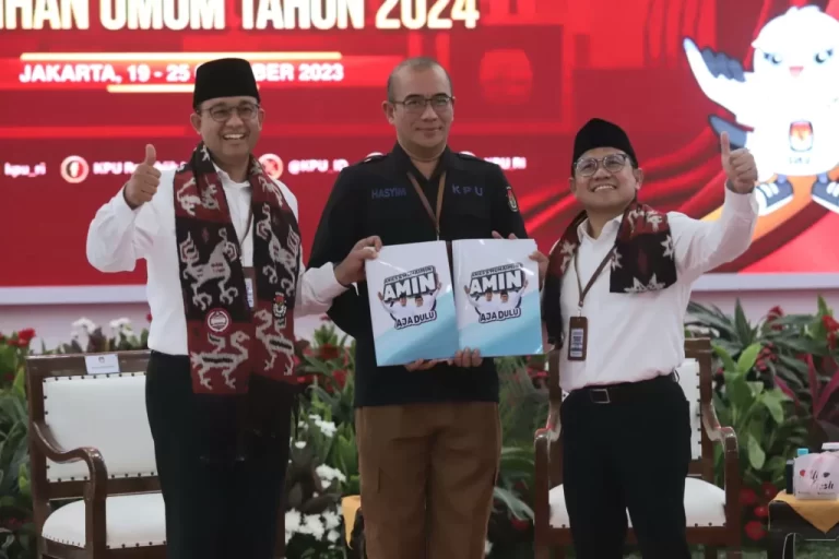 Resmi Mendaftar ke KPU sebagai Capres dan Cawapres, Berkas Anies-Cak Imin Dinyatakan Memenuhi Syarat