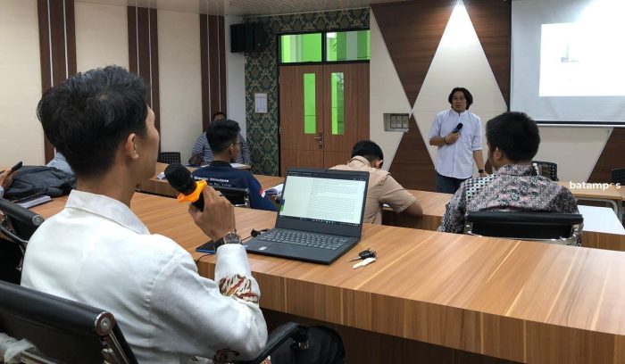 Kantor Bahasa Provinsi Kepri Gelar Bengkel Menulis bagi Mahasiswa di Bintan