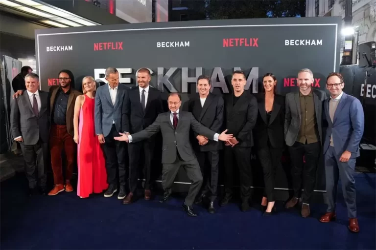 Film Dokumenternya Diputar Perdana, David Beckham Hadir Bersama Keluarga