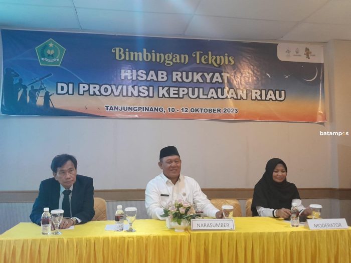 Tingkatkan Kompetensi Ilmu Falak, Kemenag Kepri Gelar Bimtek Hisab Rukyat