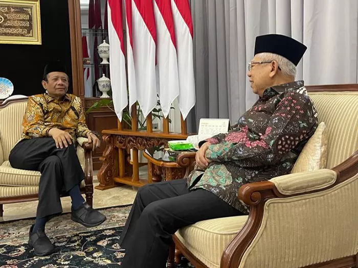 Sebagai Sesepuh NU, Ma’ruf Restui Mahfud dan Muhaimin