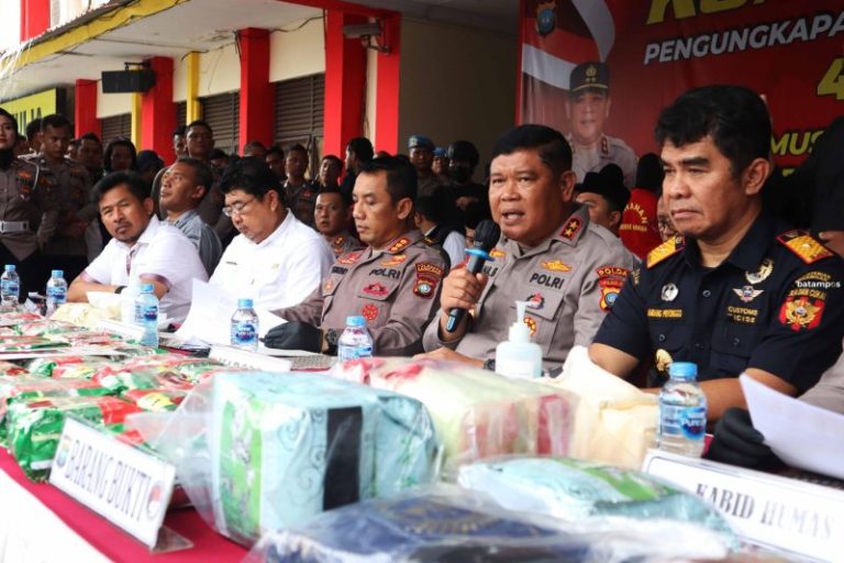 Polresta Barelang Ungkap 5 Kasus Narkotika, Sita 46 Kg Sabu