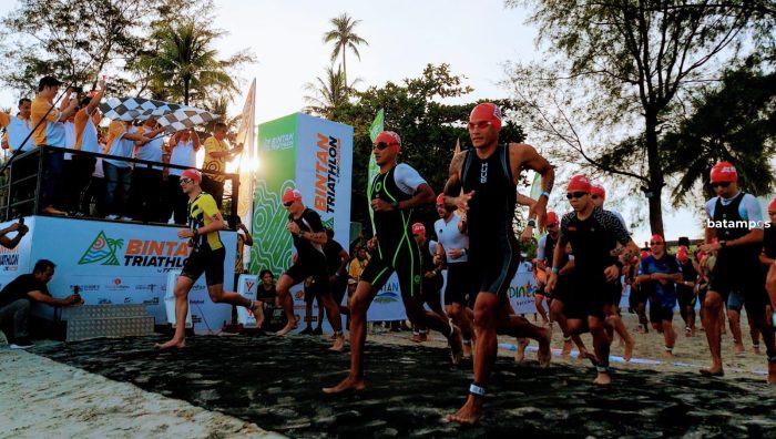Peserta Bintan Triathlon by Trifactor 2023 di Lagoi, Lebihi Target, Gubernur Berharap Tak Ada Duplikasi Event