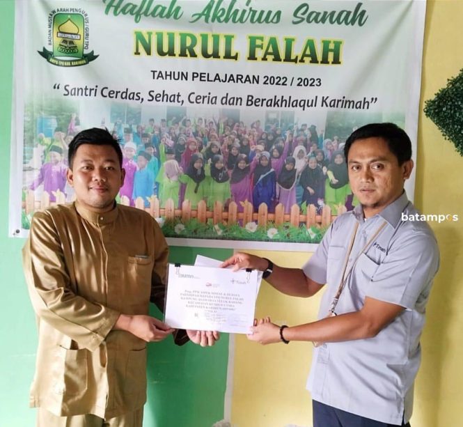 Peduli Pendidikan Keagamaan, PT Timah Tbk Renovasi TPQ Nurul Fallah Desa Teluk Radang