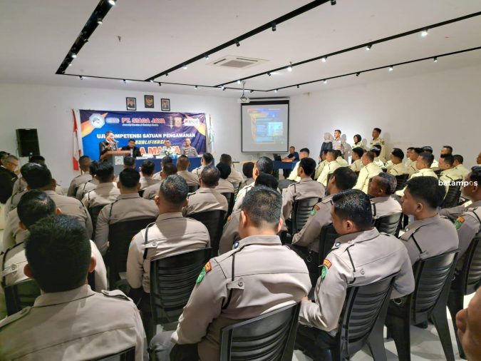 Tingkatkan Mutu Pelayanan, 99 Satpam PT Siaga Jaya Ikut Uji Kompetensi Kualifikasi Gada Madya