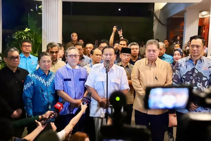 Prabowo Jelaskan Alasan Gibran Tak Hadiri Deklarasi
