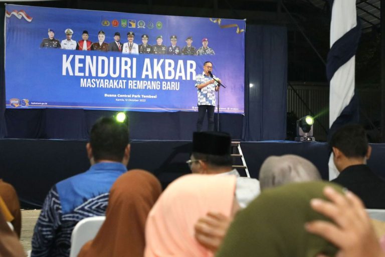 Masyarakat Rempang Hadiri Kenduri Akbar Masyarakat Rempang Baru