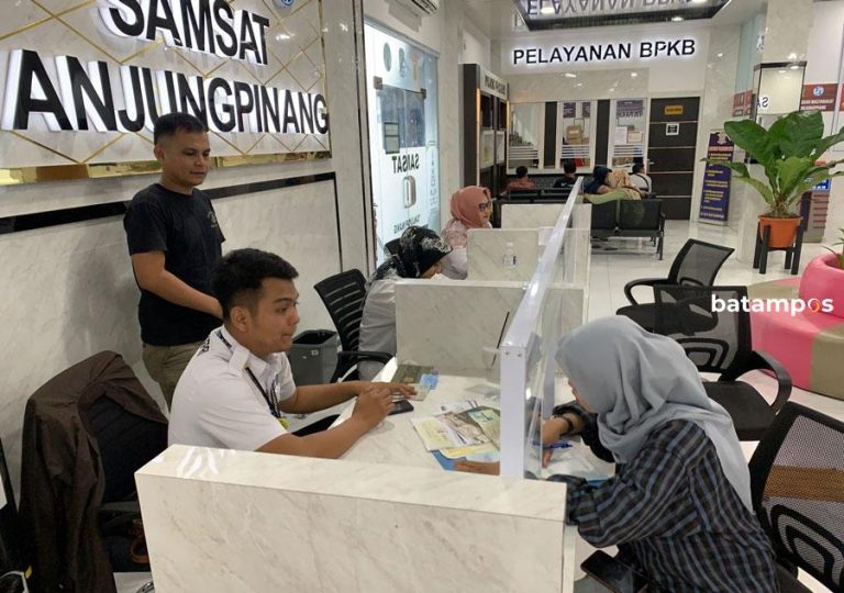 Samsat Tanjungpinang Serap Rp 45,4 Miliar dari Pajak Kendaraan Bermotor
