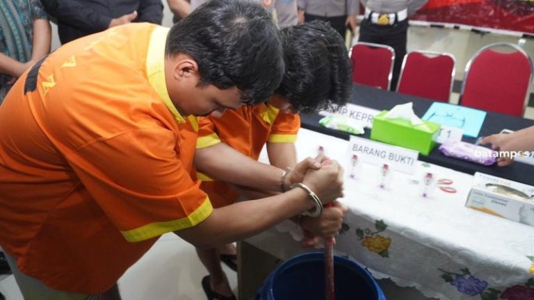 299,79 Gram Barang Bukti Narkotika Dimusnahkan Polisi