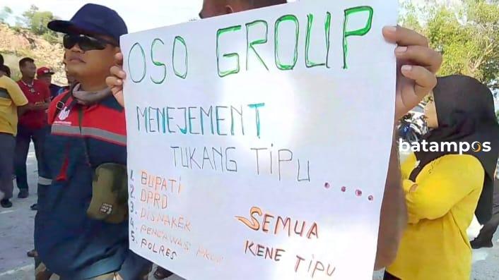 Eks Karyawan PT KG Demo, Minta Manajemen Terbuka Soal Pesangon PHK