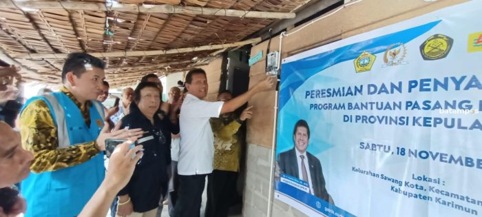 Bantuan Pasang Baru Listrik di Kepri Sudah Menyala 100 Persen