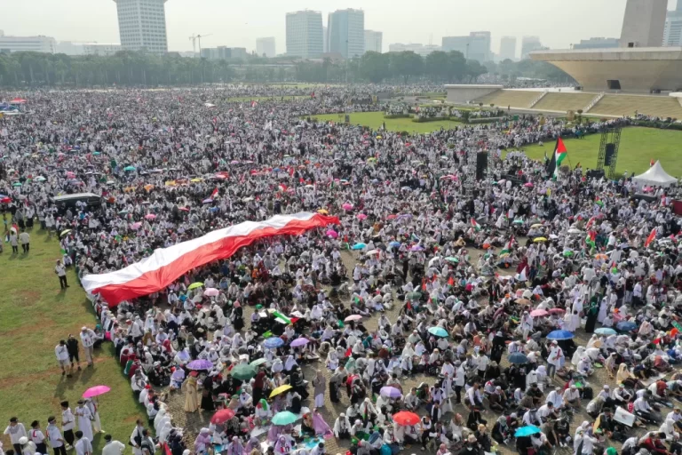 Terpusat di Monas, Lintas Agama-Lintas Tokoh Bersatu Bela Palestina