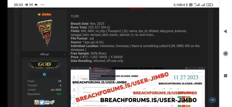 Hacker Jual Ratusan Juta Data Pemilih yang Dibobol Seharga Rp 1,2 Miliar