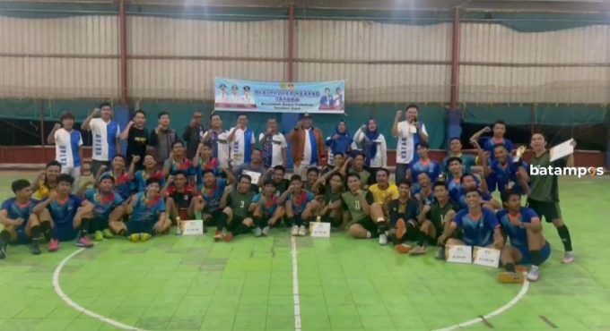 Karang Taruna Tanjungpinang Barat Sukses Gelar Turnamen Futsal