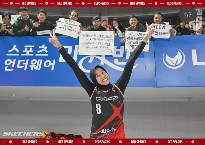 Datang Dukung Megawati Hangestri di Korea, Warga Indonesia Sewa 3 Bus