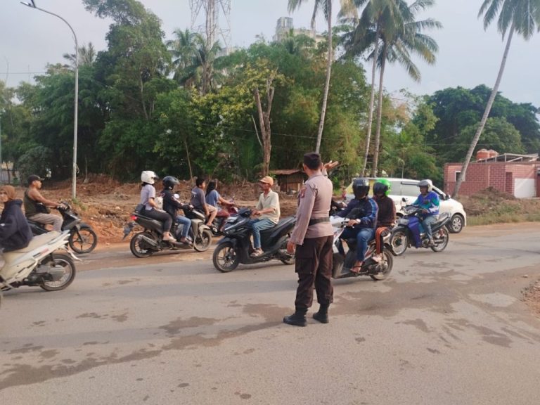 Antisipasi Kemacetan & Kejahatan Jalanan, Empat Persimpangan di Bengkong Dijaga