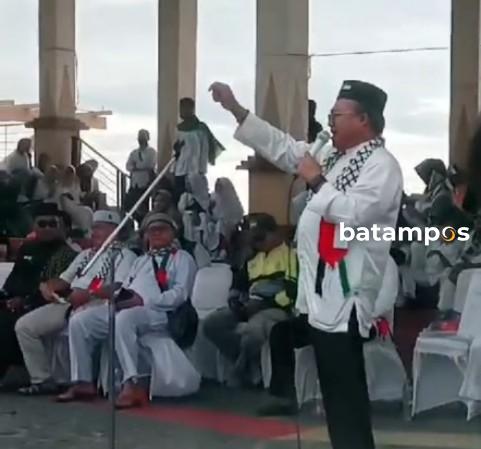 Ribuan Warga Hadiri Aksi Kemanusiaan Untuk Palestina