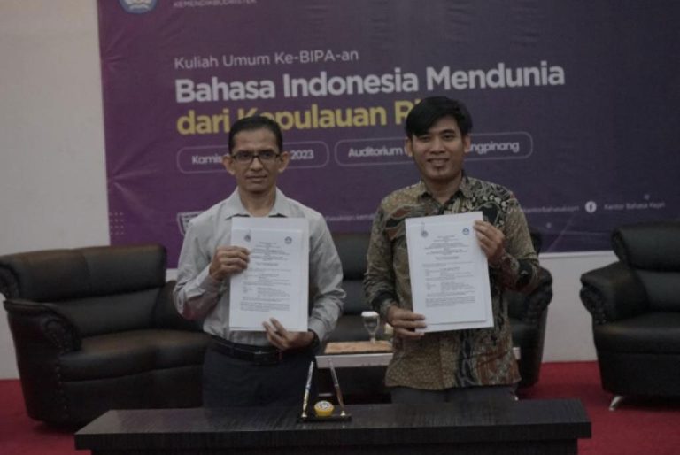 Kantor Bahasa Kepri Tandatangani PKS dengan Kampus Umrah