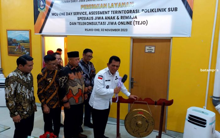 RSJKO EHD Tanjunguban Resmikan Layanan MCU One Day Service