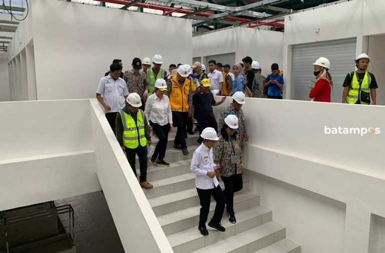 Dirjen Cipta Karya Tinjau Pembangunan Pasar Baru Tanjungpinang